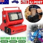 Butane Gas Cooker Heater Portable Camping Camp Tent Outdoor Hiking Camper Survival AU