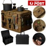 Folding Large Camping Storage Box Outdoor Picnic Cookware Bag Travel Container