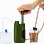 Portable Emergency Outdoor Water Filter Purifier Travel Camping Survival 4 Stage